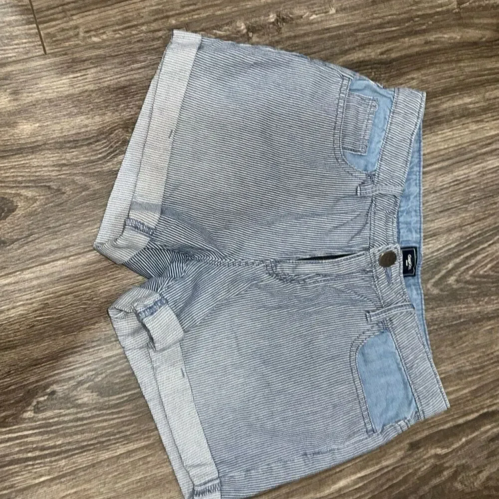 Gap Kids Railroad stripe Denim Shorts